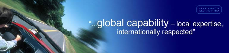 Global capability - local expertise, internationally respected.